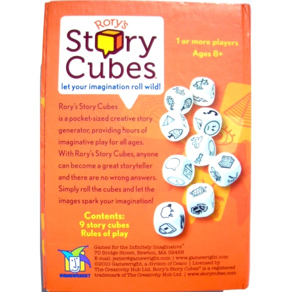 🦋 Rory's Story Cubes Dice Game By Gamewright Storytelling Imagination Game - Picture 2 of 3